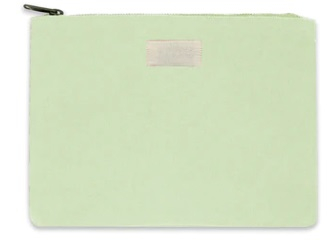 Pochette personnalisable 20x12 cm - Colette Vert d'eau